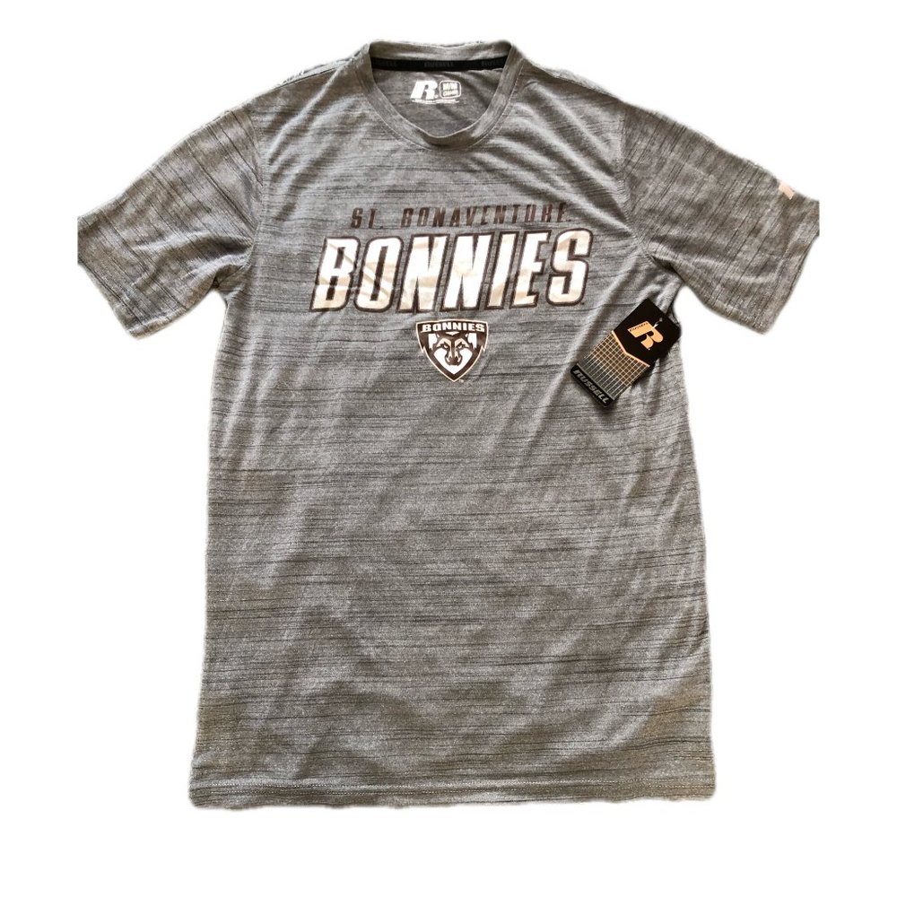 St. Bonaventure Short Sleeve Men's Tee (M) NWT Russell Athletic